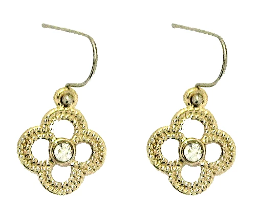 Orecchini A Goccia MISIS In Argento Placcato Oro 18kt Con Zirconi E Pasta Di Corallo – Made In Italy