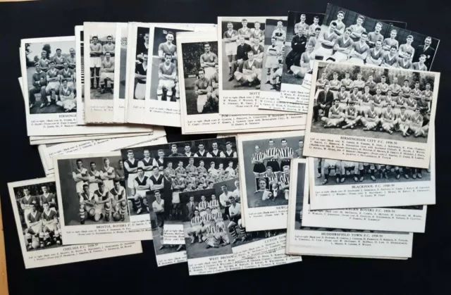 Fleetway Football Trade Cards - Football Teams 1958/59 - 1959/60 Lion & Tiger