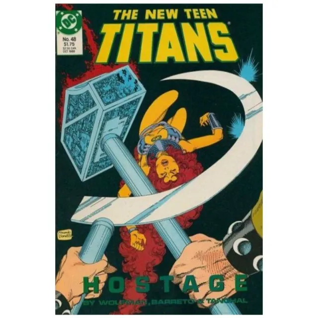 New Teen Titans (1984 series) #48 in Very Fine + condition. DC comics [e