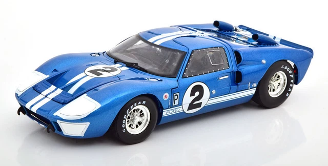 Shelby Collectibles 1/18 Ford Gt40 Mark Ii Blue Le Mans 24H 1966 Gt 40 Mkii 401B