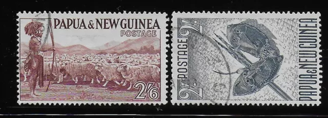 PAPUA & NEW GUINEA 1952   Definitive    USED-VF  #  Mich. 18-9