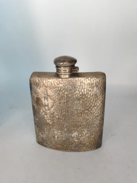 Silver Plate Hip Flask By Meriden B. Co.