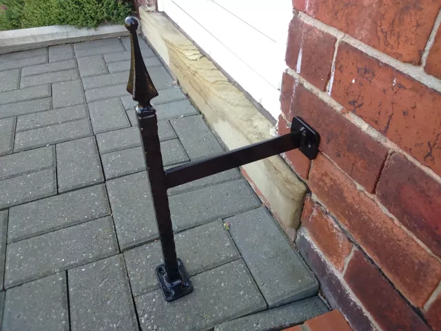 WALL MOUNTED,victorian style classic boot scraper,wrought iron ,blacksmith made 2