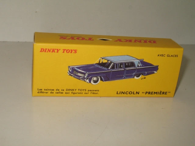 Boîte Carton DUR Dinky Toys Pour Kart Leskokart - Reproduction Non Marquée - Occasion