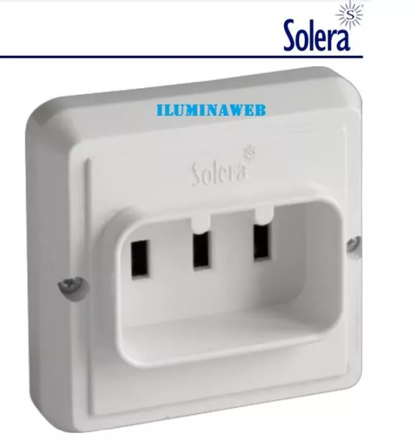 6827 Solera - Base HORNO-VITRO 25A toma pared enchufe hembra cocina