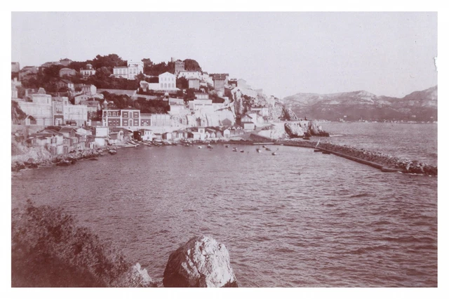 Vue Générale De Biarritz - Tirage Vintage Circa 1900 - Photo Ancienne Légendée - Format 8x11,5 Cm