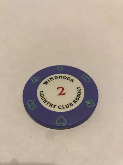 Windhoek Country Club Resort Casino Chip Namibia, Africa 2