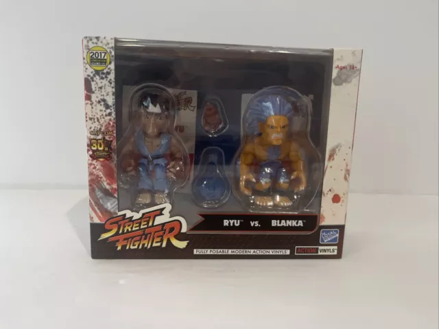 Movie 1994 Capcom Street Fighter Ryu Hoshi vs. Vega metal figures MOC 81099