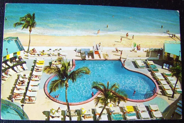 Postcard: Ivanhoe Hotel, Miami Beach, Florida