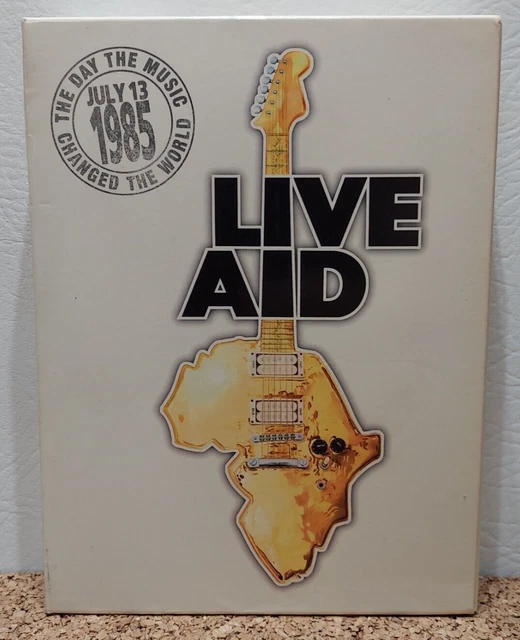 Live Aid DVD Box Set July 1985 10 Hours Of Music One Concert Two Continents 2004 Live Aid DVD Box Set July 1985 10 Hours Of Music One Concert Two Continents 2004