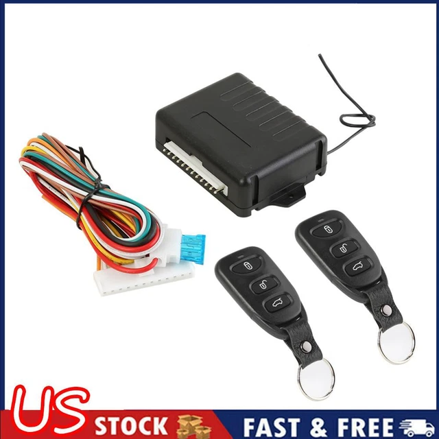Car Remote Central Door Locking Kit Auto Keyless Entry Alarm System 410/T102