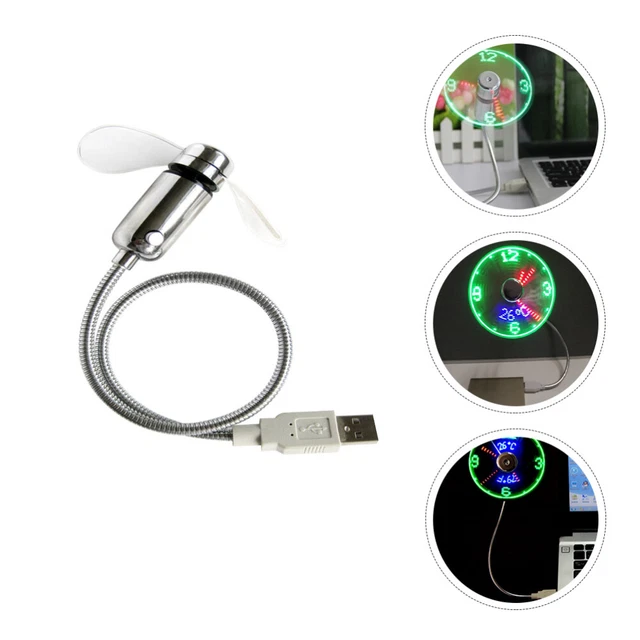 Cooling Face Fan Battery Table Fan USB Luminous Fan Portable Fan Flash