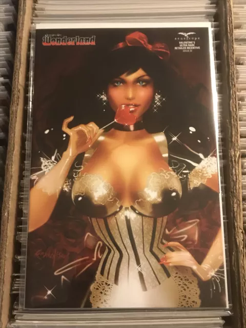 Wonderland #32 Franchesco Valentines Ultra Rare Retailer Cosplay Variant Cover