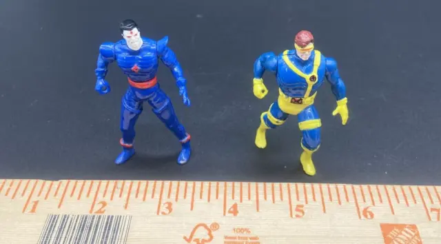 Marvel X-MEN Vintage 1994 Toy Biz Steel Mutants Cyclops & Mr. Sinister Die Cast 2