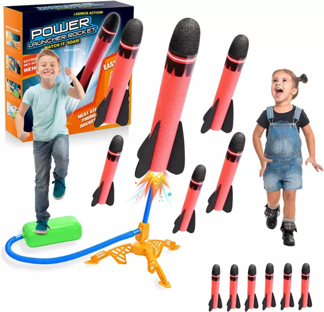 Rakete Luftdruck, Outdoor Spielzeug Für Kinder - Geschenke Für Jungen Mädchen