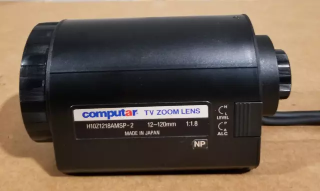 Computar H10Z1218M USED 12-120MM F1.8 1/2" C Electric Zoom Lens