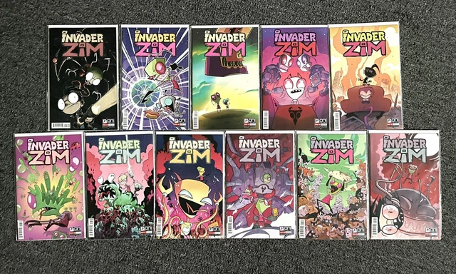 Invader Zim Oni Press 1-12  Missing #9 Near Complete  Lot NM Run + Variant