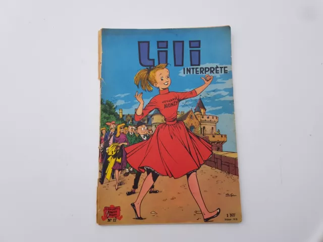 BD Souple - LILI Interprète N°17 - jeunesse Joyeuse - 1 NF - édition 1962