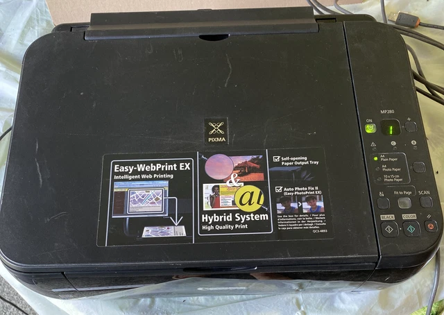 CANON PIXMA MP280 All-in-One Inkjet Printer £15.00 - PicClick UK