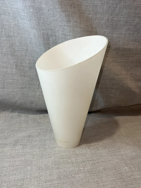 White Glass Lampshade Cone Shape