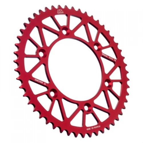 JT Racelite Aluminum Rear Sprocket 51 Tooth Red JTA210.51RED