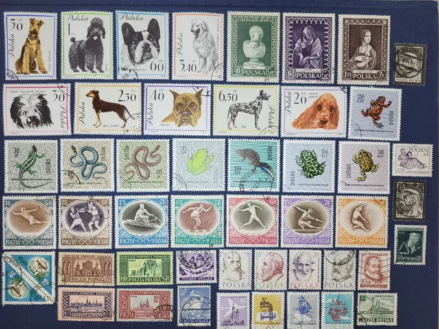 Lot426 Briefmarken Polen Gestempelt Versch Jahrzehnte & Motive Shipping 🌍