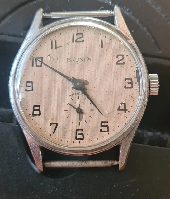Montre Bracelet Mécanique Vintage ATERIA Pour Homme - Occasion Mais Fonctionne - Pièce Ancienne