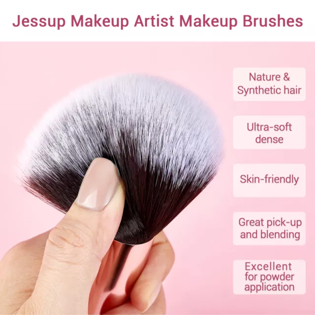 Jessup Make up Brushes Set Powder Foundation Eyeshadow Blending Pro Makeup Brush 3