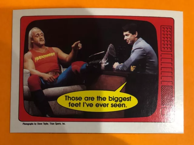 1985 Ser 2 O-Pee-Chee WWF Wrestling #56 Hulk Hogan Vince McMahon Card RC Vending