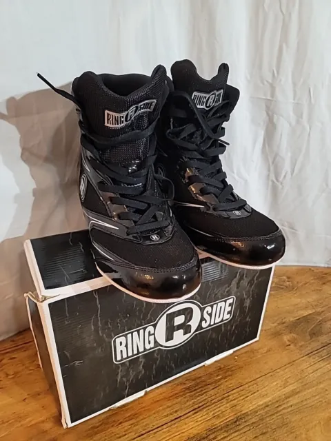 Ringside Diablo Wrestling Boxing MMA Shoes Black Size 10