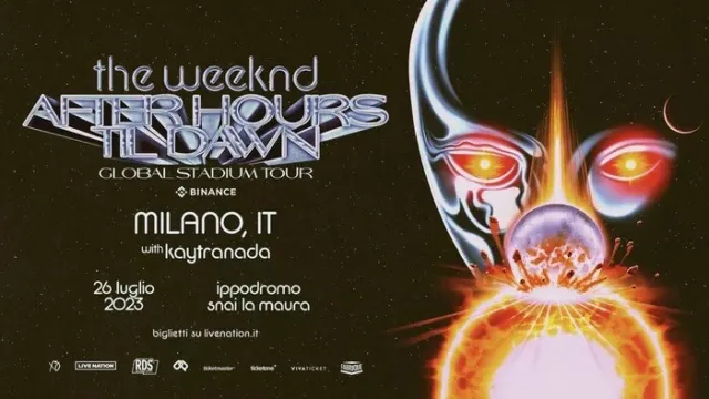 Biglietto Concerto The Weeknd Milano 27/07/2023 Posto Unico Ippodromo SNAI