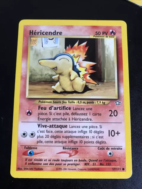 Common Hericendre - Pokemon 57/111 Neo Genesis Edition 2 Close To New Fr