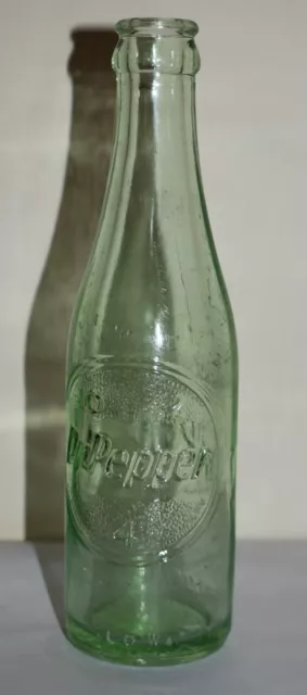 Rare Laurens Glass Dr. Pepper 10 2 4 Debossed Bottle Charlotte North Carolina