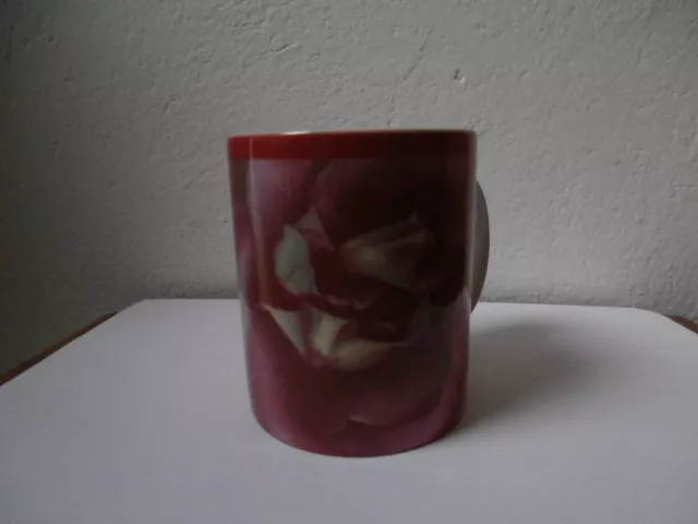 ** Tazza tazzina da collezione con rosa e frase di Richard Brinsley Sheridan **