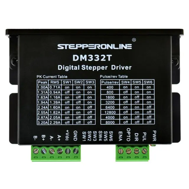 Driver driver motore passo-passo STEPPERONLINE Nema17/23 controller 1-3.2A DM332T