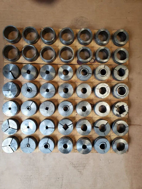 3" Pipe Spacer Shoes.  Set Of 49 in unlabeled Storage Racks.