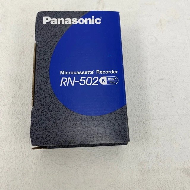 PANASONIC RN502, MICROCASSETTE Handheld Dictaphone Voice Recorder