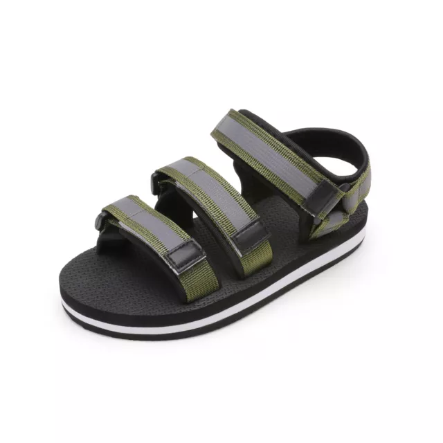Boys Girls Sandals Open-Toe Adjustable Straps Summer Outdoor Sports Sandals