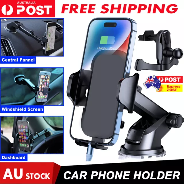 360° Car Phone Holder Windscreen Dashboard Suction Mount Stand For Universal