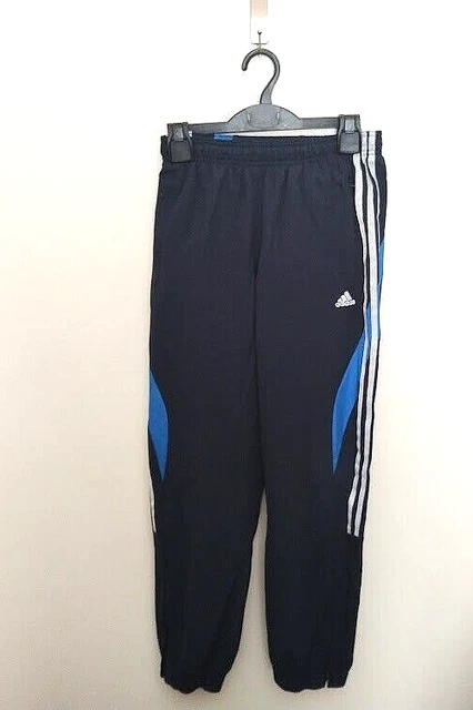 Tuta ADIDAS età 11-12 anni blu navy fondo vita elastica