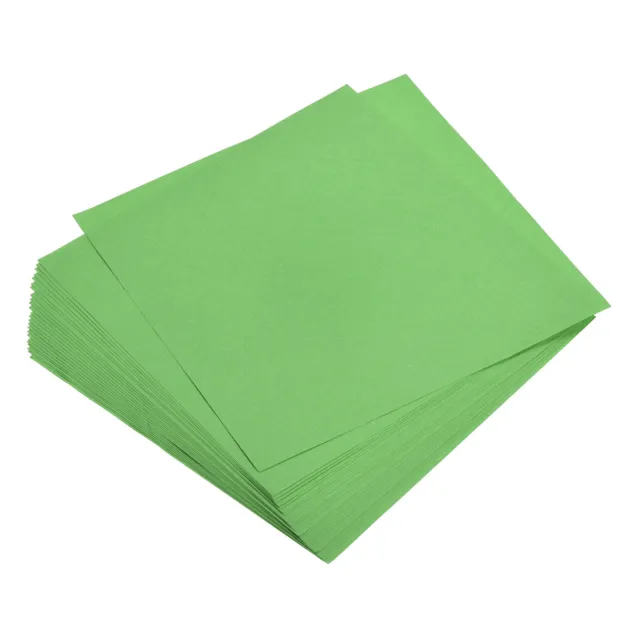 200 Sheets 6x6 Inch Origami Paper Double Sided Green Square Sheet