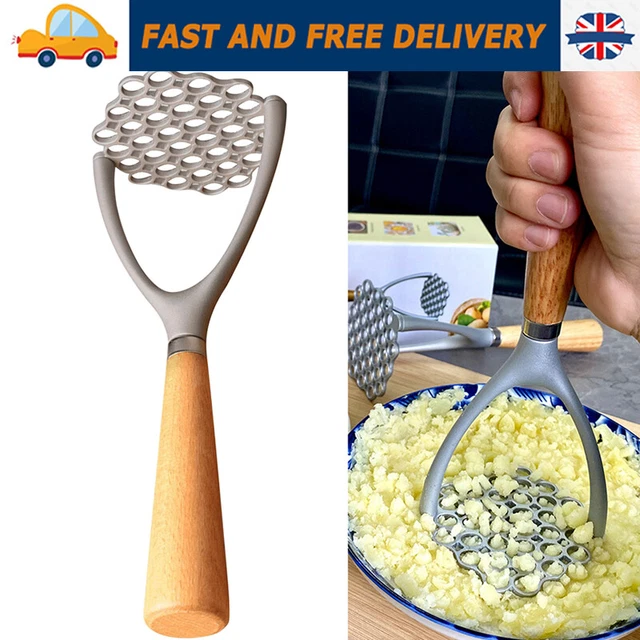 Aluminum Alloy Handle Potato Masher & Ricer Mash Potatoes Vegetables Tool Home