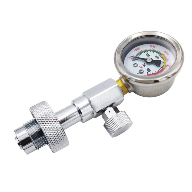 FOR STANDARD DIN Diving Tank Valve Threads (G5/8) Pressure Gauge DIN