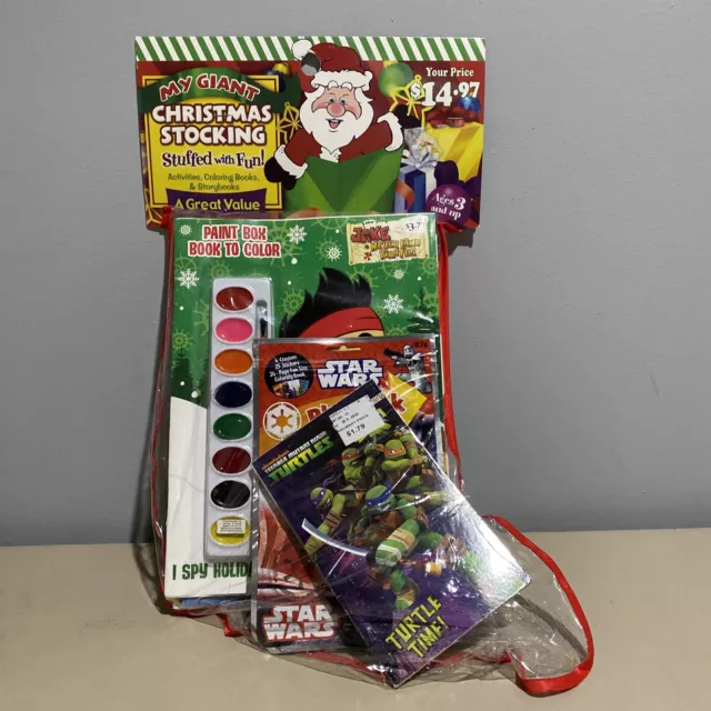 My Giant Christmas Stocking Set Of 8 Pcs Activities, Coloring & Storybooks BN