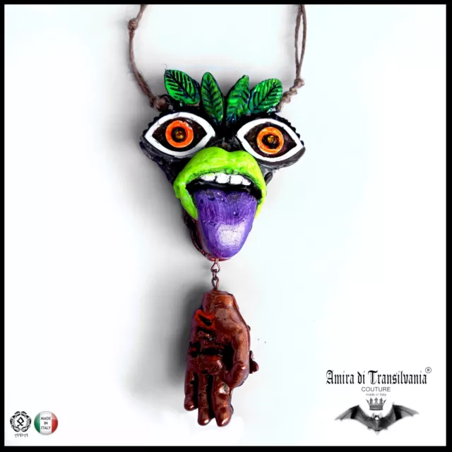 Talisman Magie Amulette Hawaii Halskette Anhänger Stammes- Zombie Jewel Ethnisch