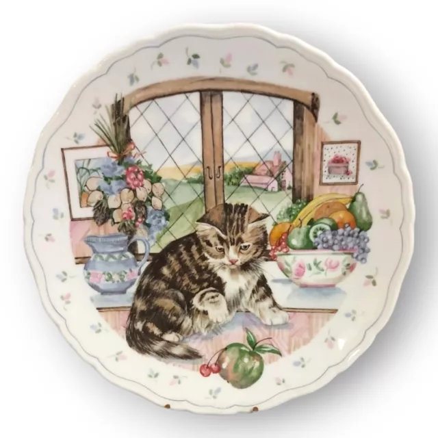 Royal Albert Plate the Country Kitten Collection no3 in series 1988 Curiosity...