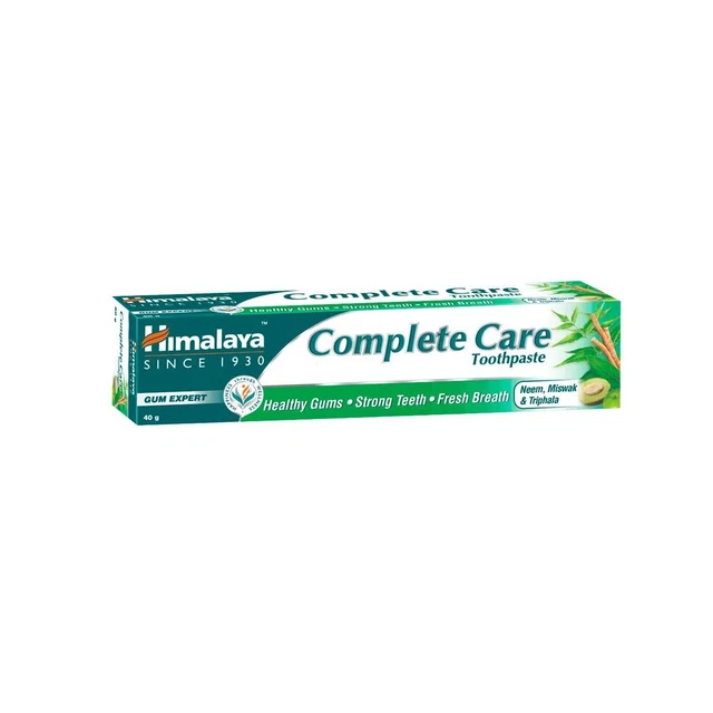 Himalaya Complete Care Toothpaste Strong Teeth Neem Miswak Dental Triphala 150G
