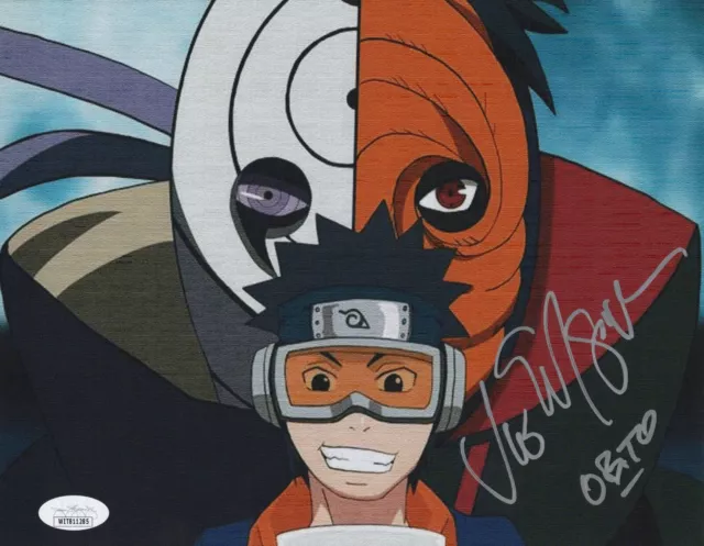 Naruto - Vic Mignogna signed Obito 8x10 photo - JSA COA