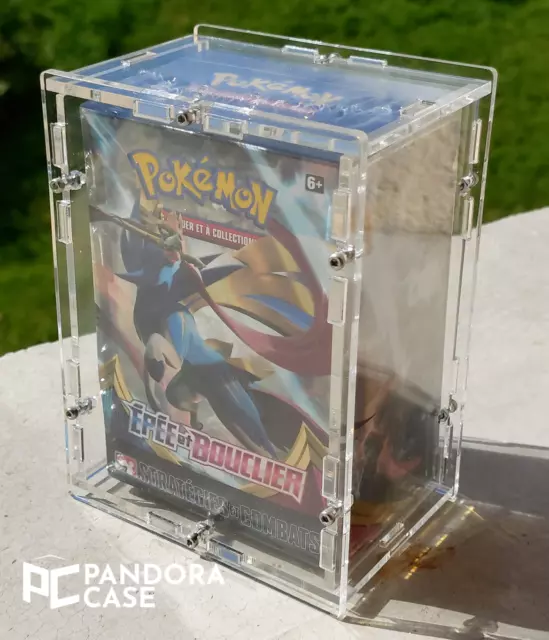 Clear acrylic case - Pokemon Pre release Kit PR - UV RESISTANT
