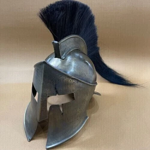 Great King Leonidas Sparta 300 Movie Helmet Battle Damage Edition Spartan Helmet